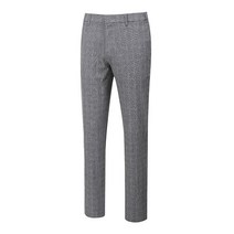 *사은품증정* [와이드앵글] 남성 CF 린넨 혼방 체크 팬츠 M WMM21345Z1