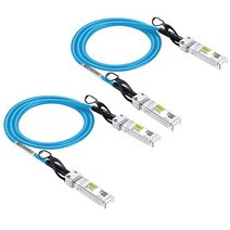 [블루] 컬러 10G SFP+ DAC 케이블 - Cisco SFP-H10GB-CU0.5M Ubiquiti UniFi D-Link Supermicro Netgear Mikrotik, 1