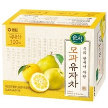 순작 모과 유자차 티백, 0.8g, 1개입, 80개
