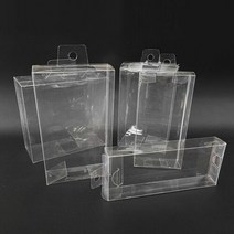 PVC 투명 사각 케이스 3호 벌크포장 선물포장 박스, 단일옵션