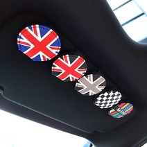 미니쿠퍼 악세사리 선글라스 클립 선바이저 인테리어 안경 보관 실내용품, 폴스미스(레인보우)