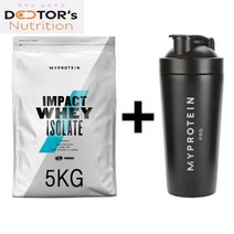 마이프로틴 단백질보충제 임팩트 웨이 아이솔레이트 분리유청단백질 최상급 WPI 5kg(24가지 맛 선택) + 프로 메탈쉐이커(무료 증정), 1개, 카라멜