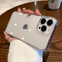 아이폰 14 케이스 호환 출시 럭셔리 투명 하드 플라스틱 pc iphone 13 12 mini 11 pro max x xr xs 7 8 plus se 3 shockpoof 커버