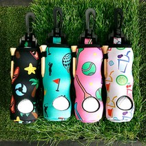 골프 볼 백 디지털 프린트 티 보관 휴대용 경량, 상세 페이지 참고