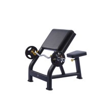 암컬머신 이두 삼두 팔 운동 알통 헬스장 팔뚝키우기, 메인프레임+1.2m 곡선로드+10KG 벨피스