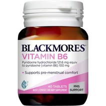 뉴질랜드 Blackmores 블랙모어스 비타민B6 100mg 40정