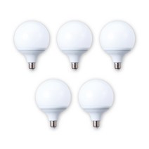 [원형전구] 삼영전기 LED 볼 전구, 주광색(하얀빛), [1등급]12W-롱타입, 5개