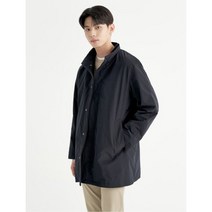 BEAN POLE 블랙 로버 패딩 라이너 탈부착 하이넥 카코트 283025