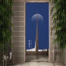 바란스커튼 중문커튼 가리개 일본식 단어 주방 커튼 침실 파티션 출입구 풍수 문 장식 AliExpress, CTS00005+80x150cm