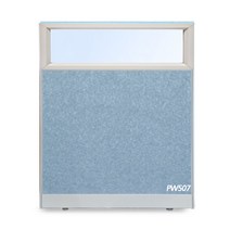 진웅파티션 PVC 45T 높이 1200 반유리 사무실파티션 파티션 (부속별도), PW507