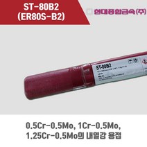 [현대용접봉] ST-80B2 (ER80S-B2) 알곤 티그(Tig)용접봉 1.6 2.0 2.4 3.2mm (5kg), 1.6mm