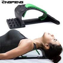목 통증 거북목 스트레칭 일자목 어깨 이완 홈트, 분홍색