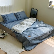 60수 아사면 뱀부 시어서커 침구