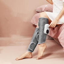 SHOUKEN 다리 종아리 에어 온열 마사지기 무선 공기압 안마기, A타입, 그레이