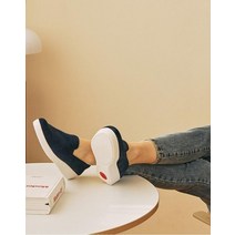 [21FW 핏플랍 여성]수퍼스케이트로퍼 네이비 레더 스웨이드 여성-FFSO1F028N2