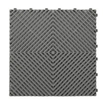 400x400x18mm 미끄럼 방지 차고 ​​타일 연동 플라스틱 타일 데크 매트 야외 주차장, b3, 1 조각