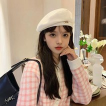 코듀로이 빵떡 화가 소두 베레모 겨울 베이커햇 찐빵모자