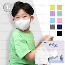 초특가 행사 50매+3매 아이러브 새부리형 컬러 마스크 소형 3세 부터 10세, 화이트 L (7세-10세), 50매, 1매입