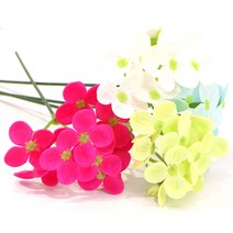 수국 비누꽃 낱개 비누꽃 조화 도매, #10_진레드