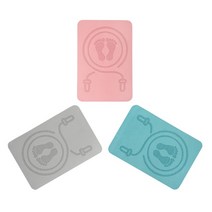 요가매트 접이식요가매트 둘둘말이요가매드 필라테스매트 점프 로프 매트 미끄럼 방지 건너 뛰는 밧줄 매트 충격 흡수 패드 운동 휘트니스 매트 홈 체육관 액세서리, 두께 8mm, 무작위의