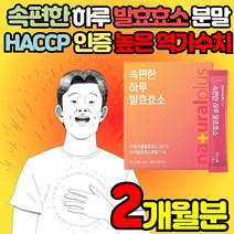 식약처 HACCP 인증 역가수치 높은 고함량 속편한 생 곡물 곡류 발효 효소 유산균 귀리 식이섬유 난소화성말토텍스트린 가루 분말 파우더 아밀라아제 프로테아제 식품 효소의기능, 30포 X 2박스 (2개월분) + 알약케이스