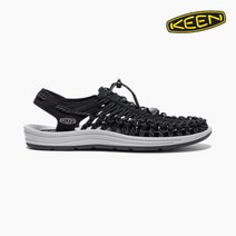 [킨] [공식] KEEN 유니크 스트랩 샌들 BLACK-SILVER