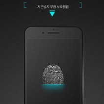 라포미 아이폰 5D 지문방지 무광 풀커버 강화유리필름, 화이트(타입2)