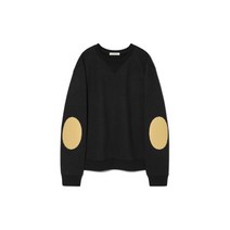 [조질롱] SUPIMA NOIL ELBOW STITCH SWEATSHIRT BLACK