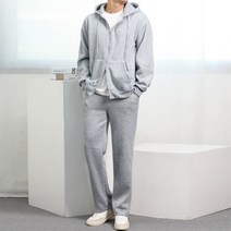[오버나인] 남자 편한 기모 와이드 트레이닝복 세트