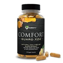 KaraMD Comfort Guard X24 - Natural Anti-Inflammatory Joint Support Supplement - with Turmeric Curcum, 1
