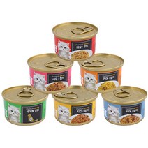동동이네 고양이 캔 프리미엄 골드런치 캔 80g 6종 중 택1 부드러운 면역력 강화 고양이 통조림 습식캔, 1개, 새우참치