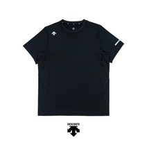 [데상트] 레귤러핏 퀵드라이 반팔 티셔츠 SO323TTS71BLK