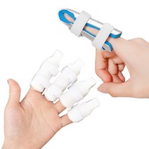 트루픽 [1+1] 핑거 스프린트 손가락 깁스 부목 관절 기브스 보호 마디 고정, 화이트_L, 한개만 살래요