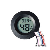 MIAOMIAOCE 온습도계 온도계 습도계 스토리링크 미니 온도습도계 신생아 디지털 실내 스마트 건전지포함, 1개, 블랙