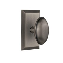 Nostalgic Warehouse 노스탈직웨어하우스 홈스테드 손잡이가 있는 스튜디오 플레이트 싱글 더미 앤티크 황동, Antique Pewter_Single Dummy