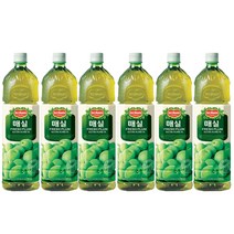 롯데칠성 델몬트주스 매실 1.5L 6페트