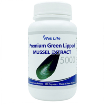 웰라이프 프리미엄 뉴질랜드 초록입홍합 초록홍합 그린머슬 5000mg 180캡슐, 1개, 기본