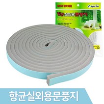 JSS&D 문풍지 풍지판 물흡수테이프 외풍차단 틈새막이, 현대항균실외용문풍지 1개