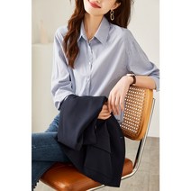 봄과 가을 여자 골프 의류 여성 골프 탑 유행 우아한 줄무늬 셔츠 단색 조끼 세트 봄 새로운 슬리밍 올 매치 투피스 세트