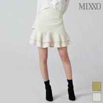 미쏘 트위드 러플 미니 스커트 MIWWH9802S