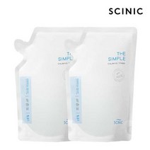 싸이닉 더 심플 카밍 토너 300ml 리필팩 2개, ((C02T0000008422))