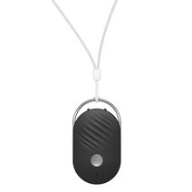 산소발생기 usb 미니 휴대용 음이온 공기 청정기 산소 집중 장치 목 공기 청정기 연기, 검은색
