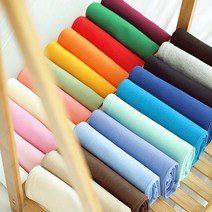 다이마루 원단 천 원단공장 면30수 다이마루&시보리 무지 22종 KD, 라이트블루 시보리