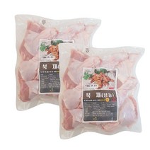 닭다리 통다리 북채 장각 냉장닭다리 냉동닭다리 에어프라이어용닭다리 오븐용닭다리 오븐용북채 오븐용장각, 1세트, 2. 냉동 무양념 닭다리(냉동북채) 1kg 2팩