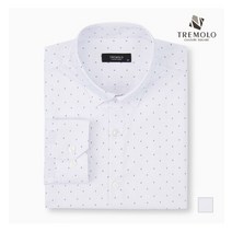 인디안 TREMOLO 올오버 사선니은 잔패턴 드레스셔츠_TGRTLWF8421