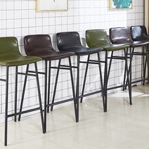 와이디 빈 홈바 체어 아일랜드 빈티지 식탁 의자, 빈홈바체어_카키(YWC2087-KA)