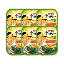 샘표 우리엄마깻잎 깨끗한맛 70g 6개