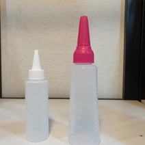 강아지 고양이샴푸 린스 희석통/희석용기 소분 샴푸통 뾰족 눈금 공병, 100ml