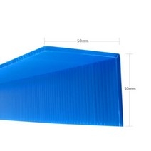ㄱ자 보양재 PVC PP 플라스틱 문틀 벽 코너보호 보강포장재 50x50x1300mm3T, 1개