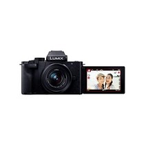 149243 PanaSonic Vlog DC-G100V-K 미러리스 SLR 카메라 Lumix G100V 삼각대 그립이 있는 표준 줌 렌즈 키트 블랙